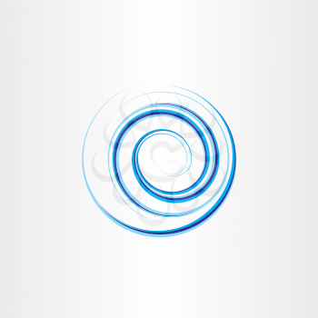 design element water wave blue illustration circle 