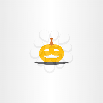 pumpkin head halloween vector logo icon holiday