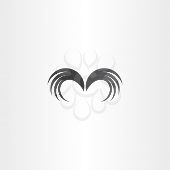 wings vector icon symbol element design