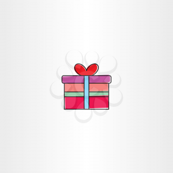 gift box vector icon illustration symbol element