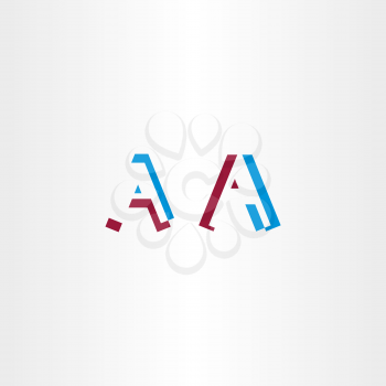 a logo logotype letter icon design vector