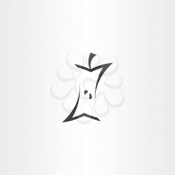 eaten apple icon logo symbol