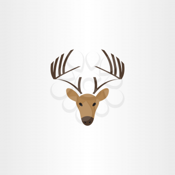 deer logo vector symbol icon design
