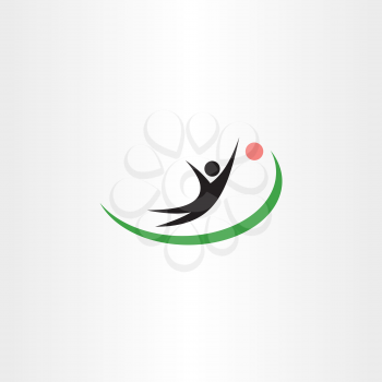 goalkeeper symbol logo vector icon