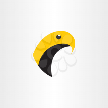 hawk bird logo sign vector illustration symbol 