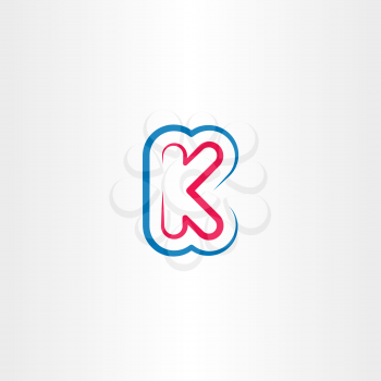 k letter logo logotype symbol element 