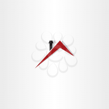 roof house logo symbol design 