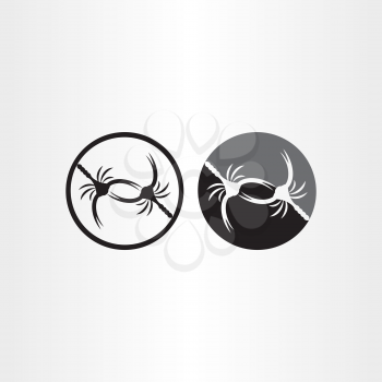 scorpions fight icon vector design element