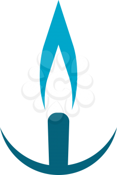 butane gas fire logo icon design 