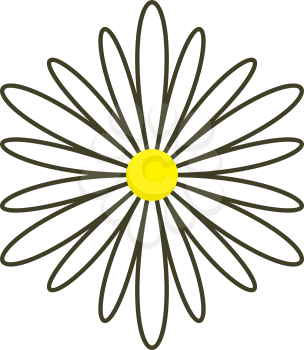 chamomile logo icon vector flower herb 