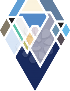 diamond jewellery logo icon vector 