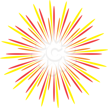 fireworks explosion vector logo icon 