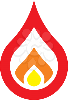 flame logo fire icon vector symbol 