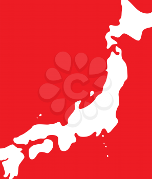 japan map logo icon vector symbol 