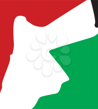jordan map logo icon vector symbol 