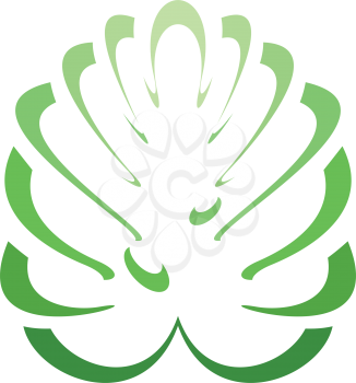 monstera plant leaf logo icon design 