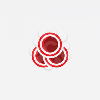 red blood cells logo icon vector design