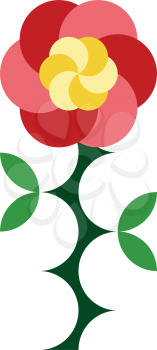 rose flower illustration clip art design element