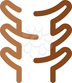 spine line icon vector symbol design element