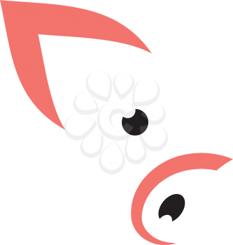 stylized pig logo vector icon symbol 