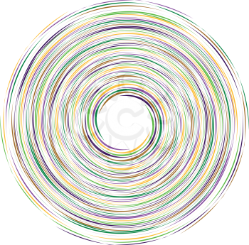 tornado swirl circle colorful vector illustration 