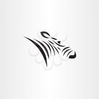 zebra logo vector symbol element icon design