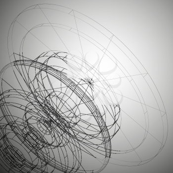 Conceptual vector Design template. Abstract Background Vector illustration