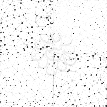 Set of Molecule structure, gray background for communication, vector illustration.