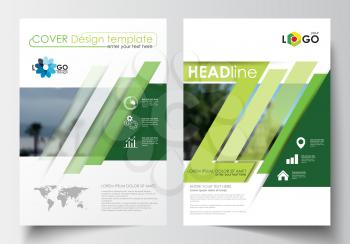 Business templates for brochure, magazine, flyer, booklet or annual report. Cover design template, easy editable blank, abstract layout in A4 size.