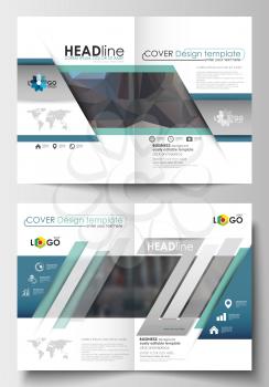 Business templates for brochure, magazine, flyer, booklet or annual report. Cover design template, easy editable blank, abstract flat layout in A4 size. Abstract business background, blurred image, ur