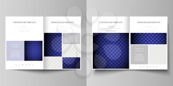 Business templates for bi fold brochure, magazine, flyer, booklet or annual report. Cover design template, easy editable vector, abstract flat layout in A4 size. Shiny fabric, rippled texture, white a