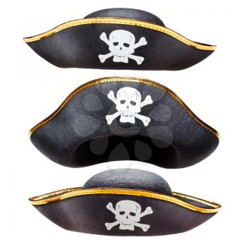 Pirate fancy dress hat with Jolly Roger