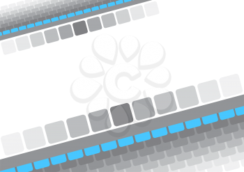 Abstract gray squares background for sample text