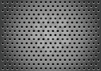 abstract metallic holes background for design