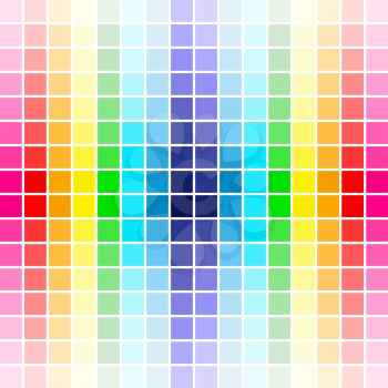 The beautiful gradient rainbow colors palette, background design