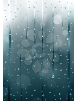 .Background with rain drops on the window