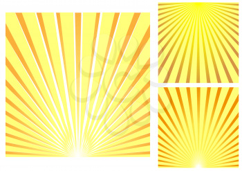 Sun rays to modify your cover, box, background