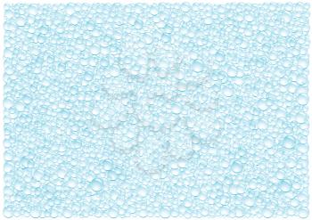 The blue drops condensation vector background