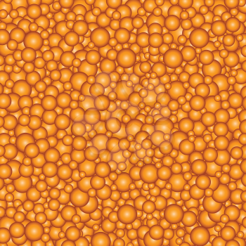 The beautiful simple many orange gradient circles texture background