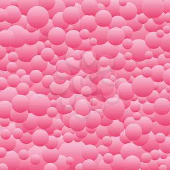 The cartoon simple many pink gradient circles texture background