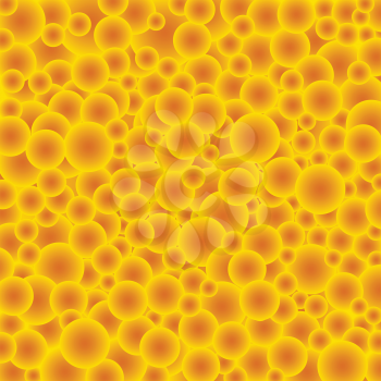 The gradient simple many orange circles texture background