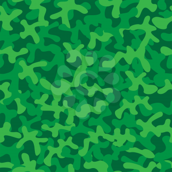 Forest camouflage seamless clothing texture. Military army fashion style