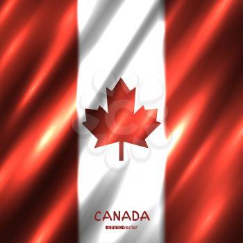 National Canada flag background. Great 8 country Canadian standard banner backdrop