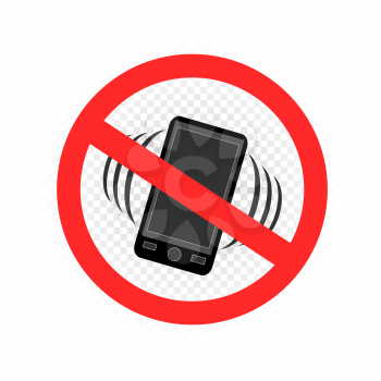 No gadget smartphone sign icon. Forbidden cell phone use symbol