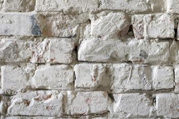 Old dirty brickwork background. Brick wall construction. Loft exterior design