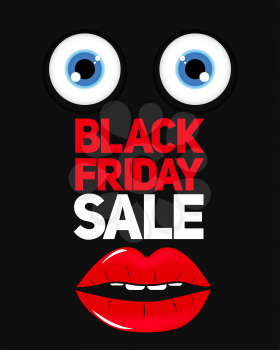 Black Friday Sale Background Vector Illustration EPS10
