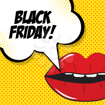 Label Black Friday Sale Vector Illustration EPS10