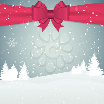 Christmas Snowflakes on Blue Background Vector Illustration EPS10