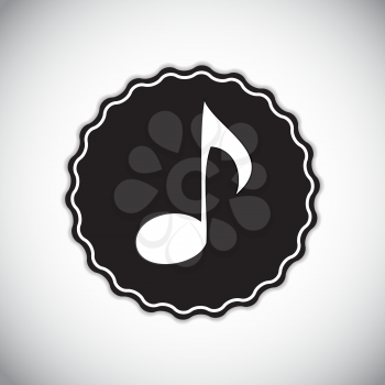 Abstract Music Sign Vector Illustration for Your Design. EPS10