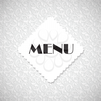 Restaurant Menu Template. Isolated Vector Illustration EPS10
